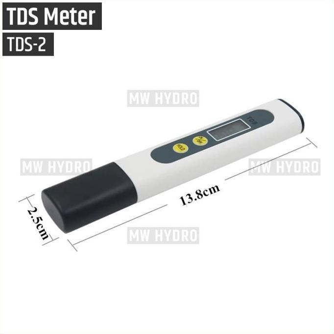 TDS METER - HIDROPONIK / AIR MINUM / WATER TREATMENT - TDS-2