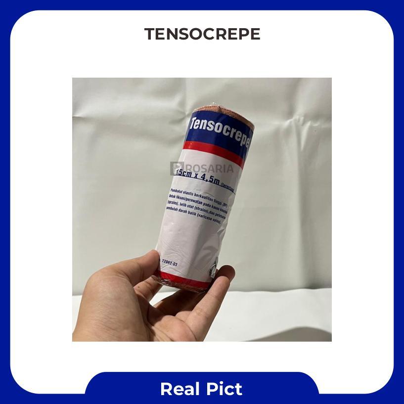 Tensocrepe 15 Cm X 4,5 M Perban Elastik Pembalut Patah Tulang Verban Kain Stok