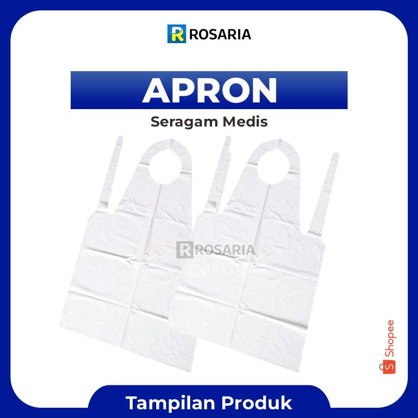 Apron Medis Plastik Celemek Waterproof Anti Air Terjangkau New Product