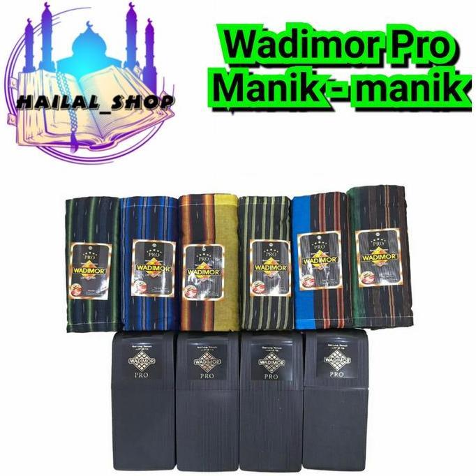 Miliki Sarung Wadimor Pro Motif Manik2 Santri Pria Dewasa Tenun Katun Nyaman