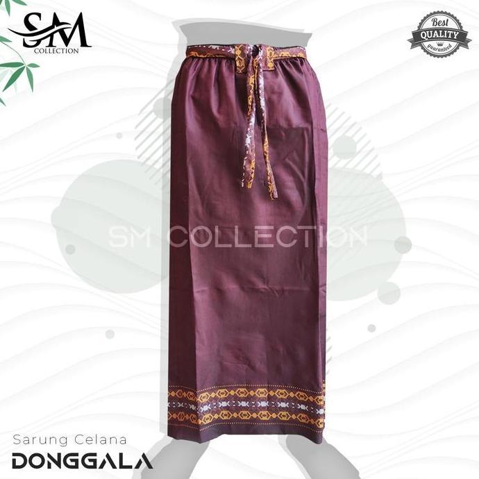 Spesial Sarung Celana Dewasa Motif Songket Dongala Muslim Tenun