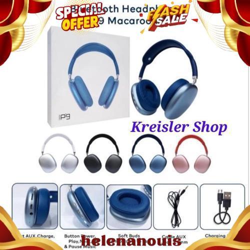 Cod P9 Headset Bluetooth P9 Macaron Headset Classy Headset Wireless