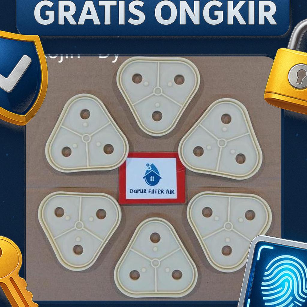 Karet Segitiga Pompa Kojine / Deng Yuan Pompa Reverse Osmosis Ro