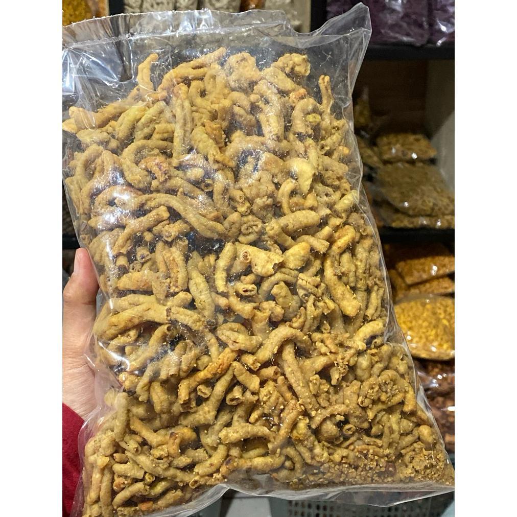 kripik usus ayam 1 kg |kripik usus ayam tepung crispy terlaris