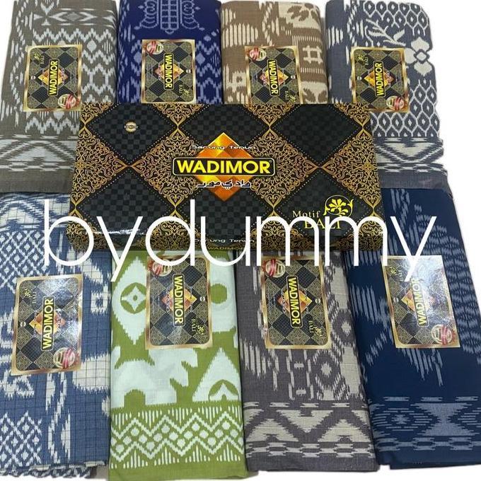 Miliki 10 Pcs Grosiran Sarung Wadimor Dewasa Motif Kembang Bunga Batik Pondok Halus Murah Wadimor Mo