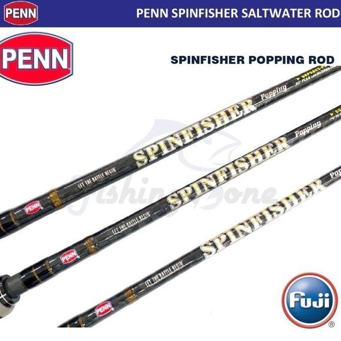 Penn SPINFISHER POPPING Spinning Rod 702 762 802 - Joran FUJI Guide