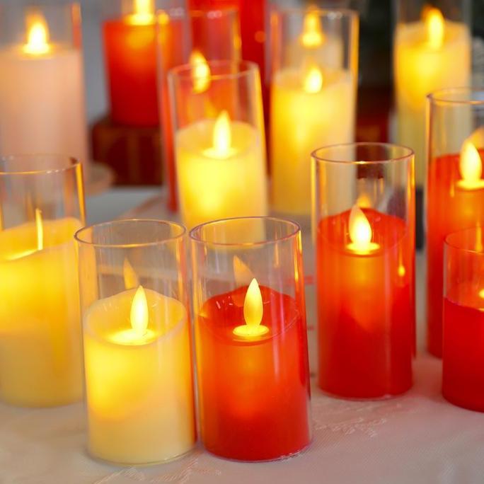 Lampu Lilin Led Gelas