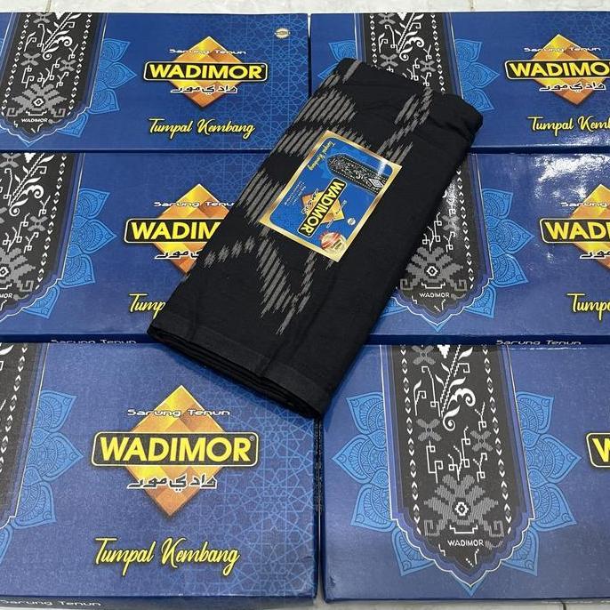 New- SARUNG WADIMOR PUTIH POLOS TUMPAL KEMBANG MOTIF BHS EXCELLEN