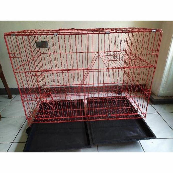 kandang besi/kandang kucing lipat besar murah