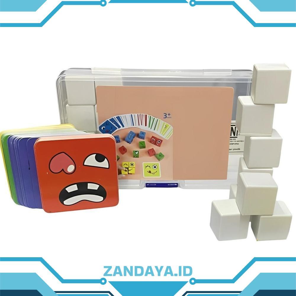 Mainan Dadu Ekspresi Interaktif Multipemain Tebak Ekspresi Wajah Dadu Tebak Bersama Teman - RO30-031