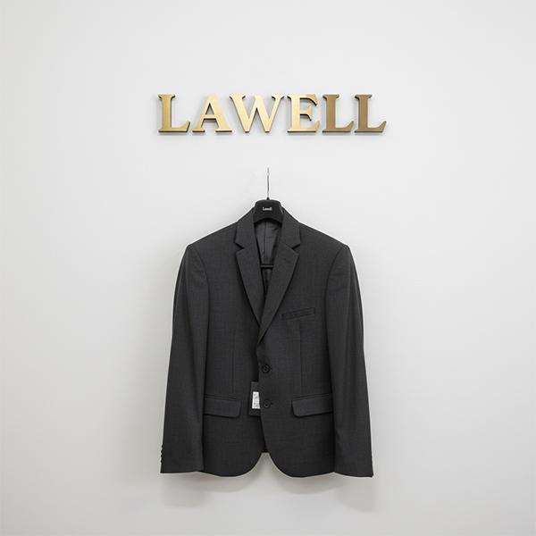 Jas Kerja & Formal Pria Lawell Regular Fit 2 Kancing Tekstur Halus & Semi Tekstur Hitam & Abu Tua Ja