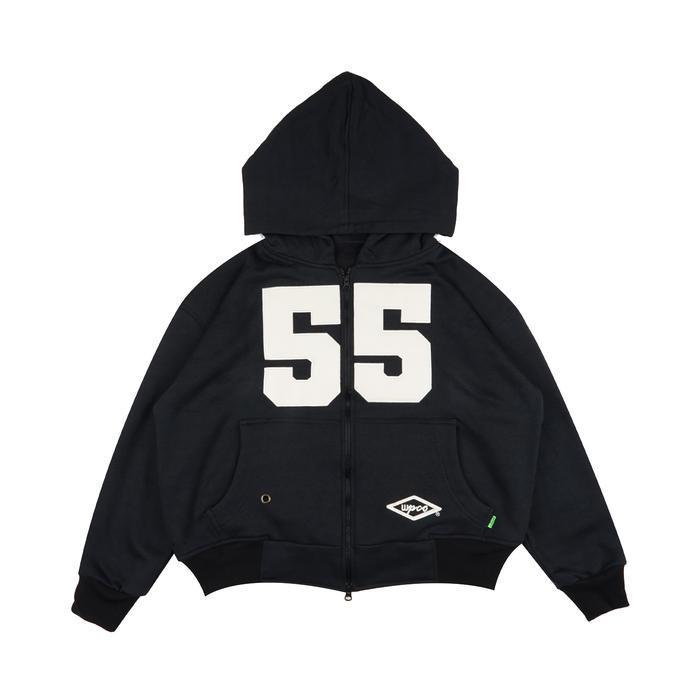 Wp Company Hoodie Double Zipper Five Black Boxy  Wrplnco / Wp Company New Best Quality 100% Original