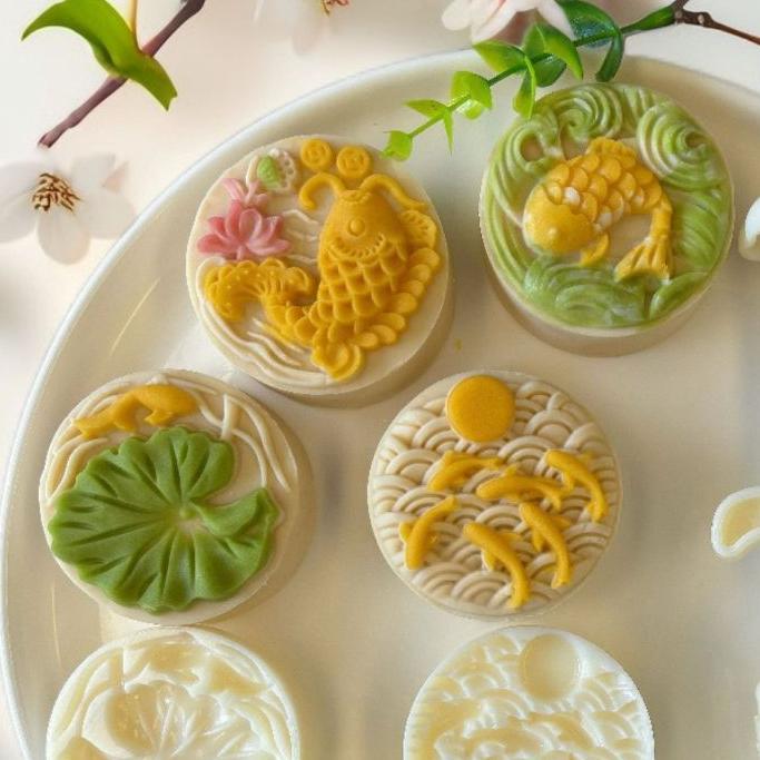 (Terbaru) Cetakan Mooncake 75gr Cetakan Kue Bulan Cetakan Mooncake 75gr