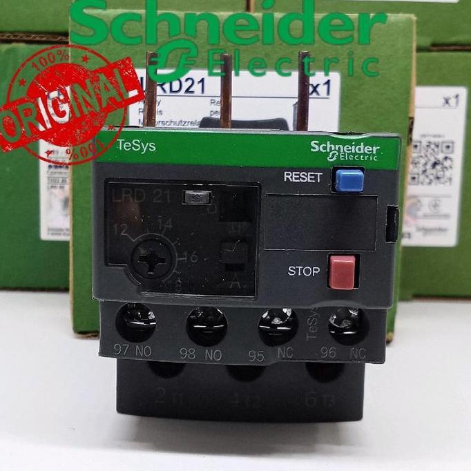 Overload Kontaktor Schneider New Original Lrd 21 12-18A/Overload Schneider Lrd21 Overload Kontaktor 