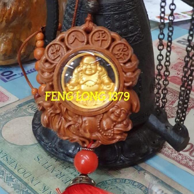 Hiasan Gantungan Mobil | Gantungan Spion Mobil Buddha Maitreya Asli