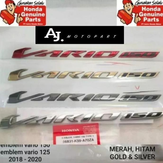 Promo emblem vario 150 new 2018-2019 ori honda ahm Diskon