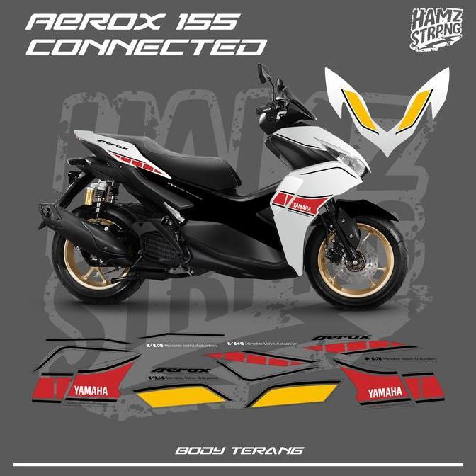 Promo Striping Transparant Aerox New 155 Anniversary 60 Livery Copy MX KING Diskon