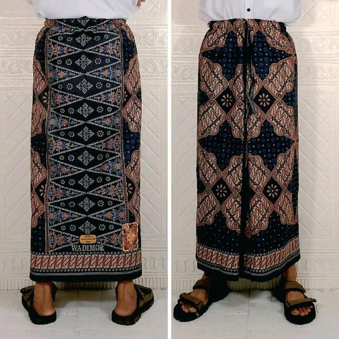 sarung instan/rok wadimor batik jawa dewasa, remaja dan anak Hitam Santri pria Wanita Muslim AGR