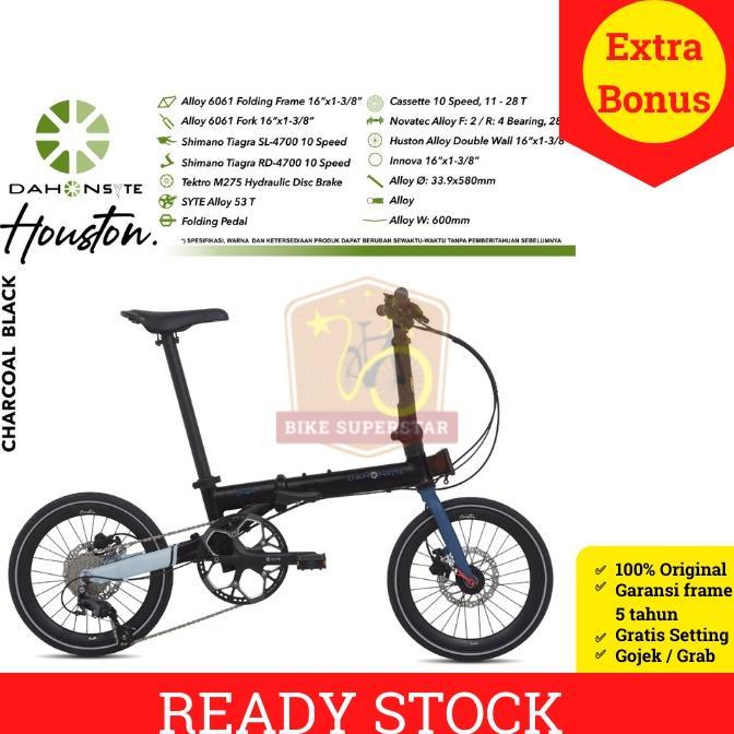 Sepeda Lipat 16 Inch Dahon Syte Houston Shimano Tiagra Hidrolik Alloy
