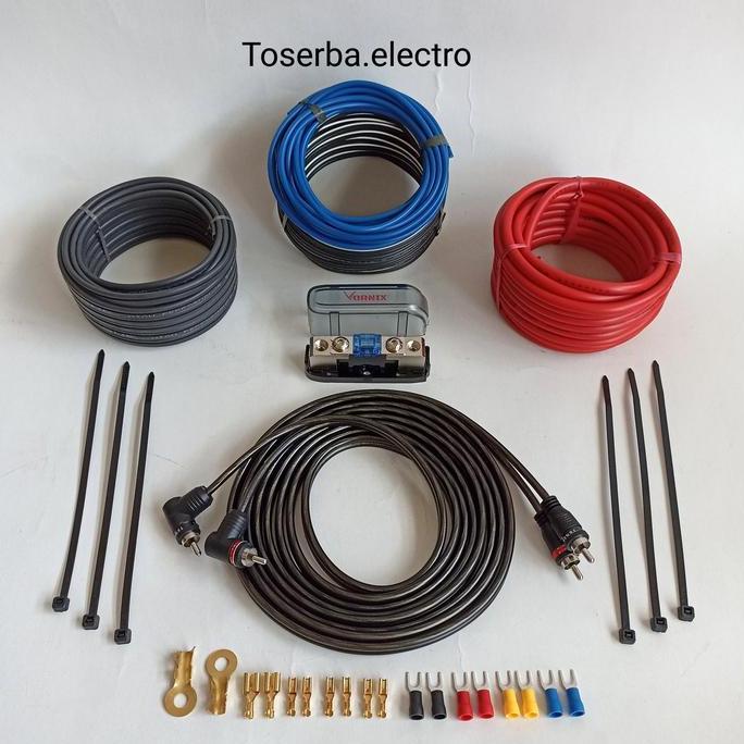 Promo Paket kabel full set instalasi speaker 3way audio mobil Diskon