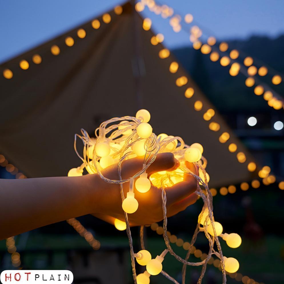 Atmajacollect Lampu Tumblr Lampu Hias Idul Fitri Anggur 10 Meter / Lampu Tumblr Bola Bintang Warna R