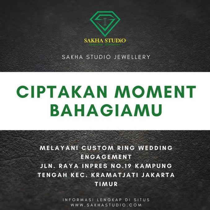 cincin kawin emas palladium couple