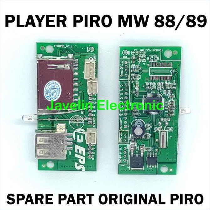 Slot Player MP3 Piro Ampli MW 88 / MW 89 Kit Modul MP3 Original Piro