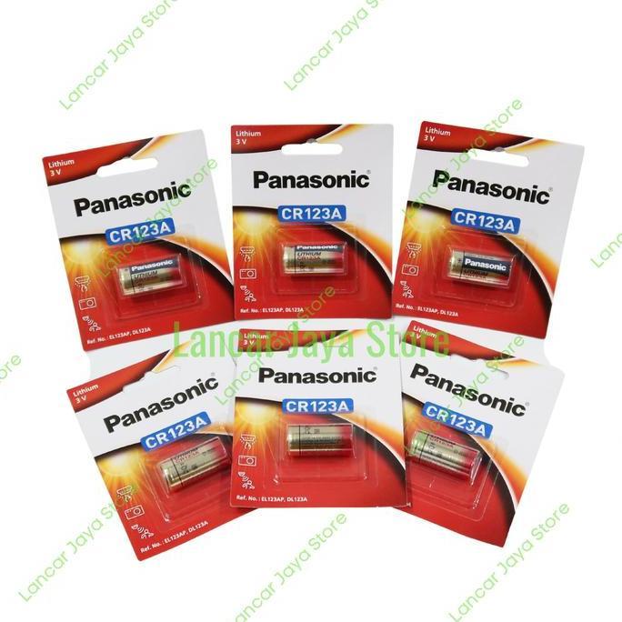 Baterai Panasonic CR123A ORIGINAL 100% Lithium