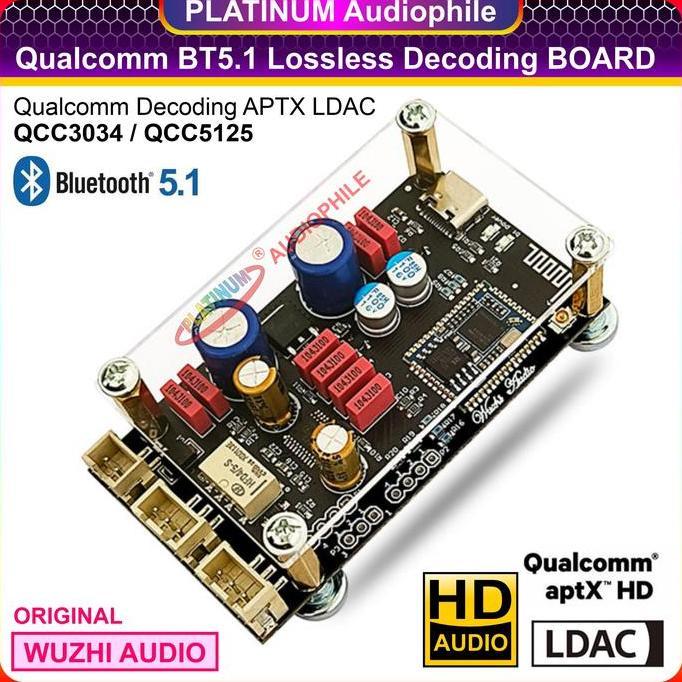 Bluetooth Audio Decoding BT 5.1 Lossless Flac MP3 Receiver Qualcomm APTX LDAC QCC5125 QCC3034