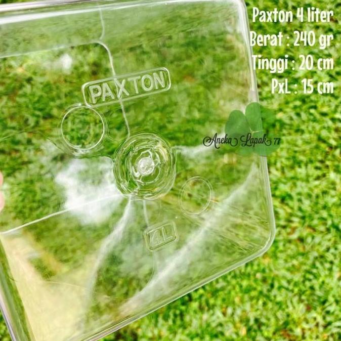 New- GOJEK Toples acrylic Paxton 4 liter tanpa sambungan toples cupanG