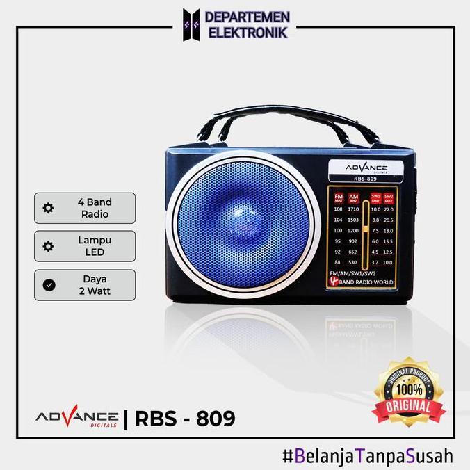 Radio Advance RBS 809 Radio Jadul Radio Kuno Berkualitas