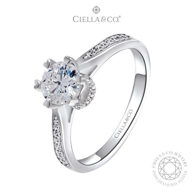 Cincin Tunangan Moissanite - Ciella&co. Le Carrousel Solitaire Ring