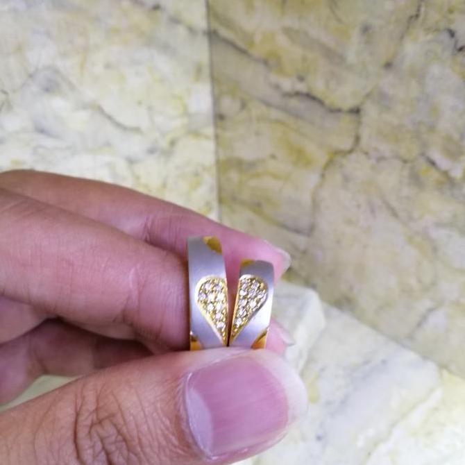 cincin kawin hati Berlian Eropa