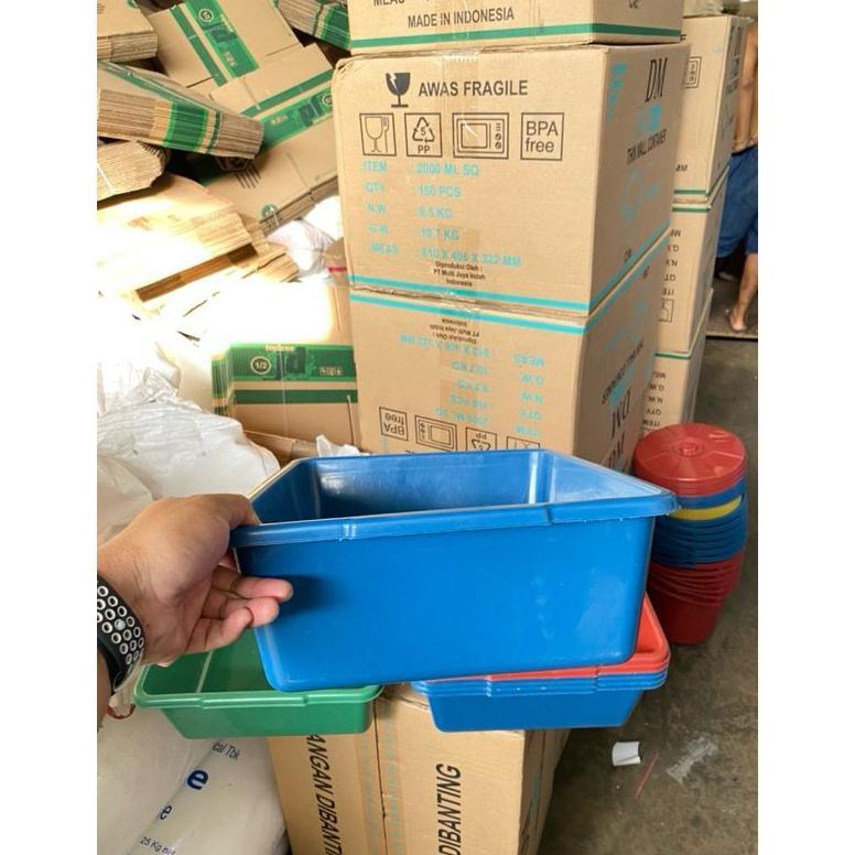 Bak Persegi Panjang Super / BAK TAHU - Baskom / Ember Plastik / Bak Pasir Kucing / Bak Hidroponi bas
