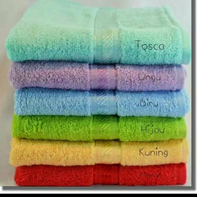 Grosir Handuk Merah Putih Besar 70 x 140 Terry Palmer - Handuk Dewasa