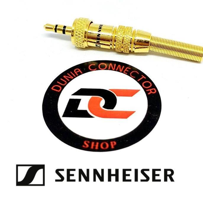 KONEKTOR JACK MINI STEREO 3.5MM MALE DRAT LUAR SENNHEISER GOLD
