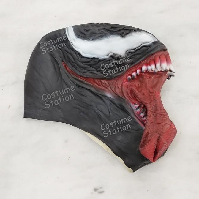 Topeng Venom / Mask Latex Setan Hantu Aksesoris Pesta Halloween