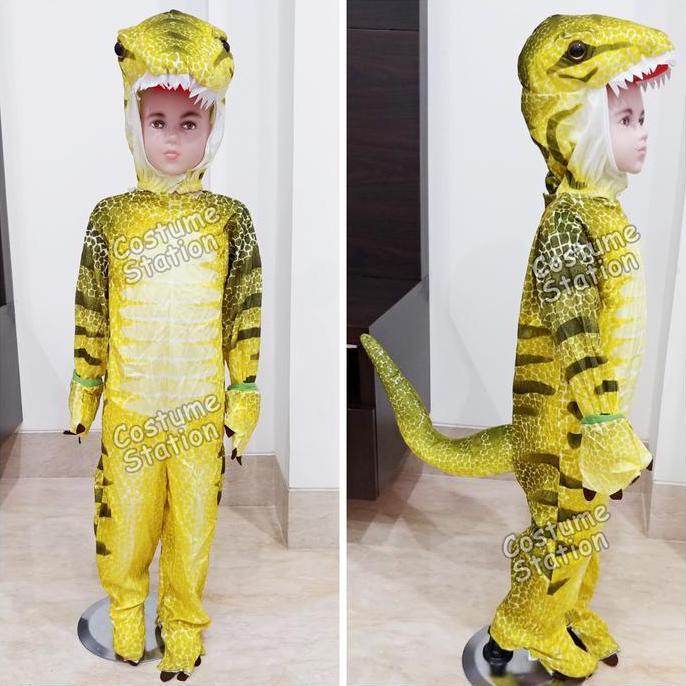 Kostum Dinosaur Raptor / Costume Dinosaurus Yellow T rex