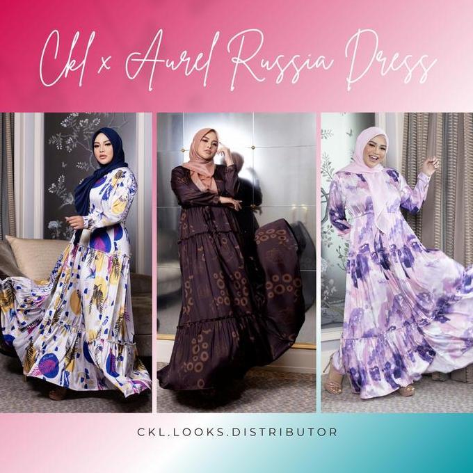 CKL LOOKS X AUREL HERMANSYAH RUSSIA DRESS
