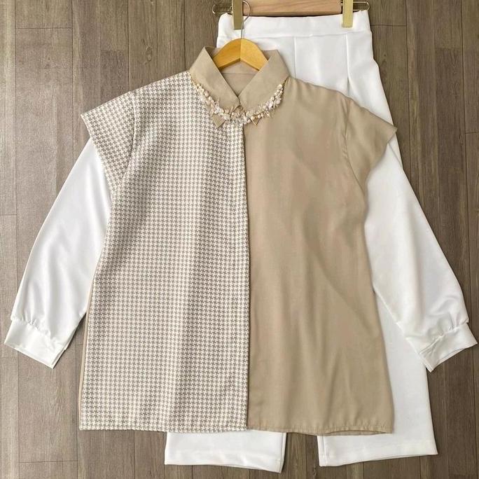 Promo Syakila One Set Celana Setelan Wanita Terbaru Cod