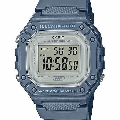 Jam Tangan Casio Unisex W-218HC-2A Orinal w218hc casio w218