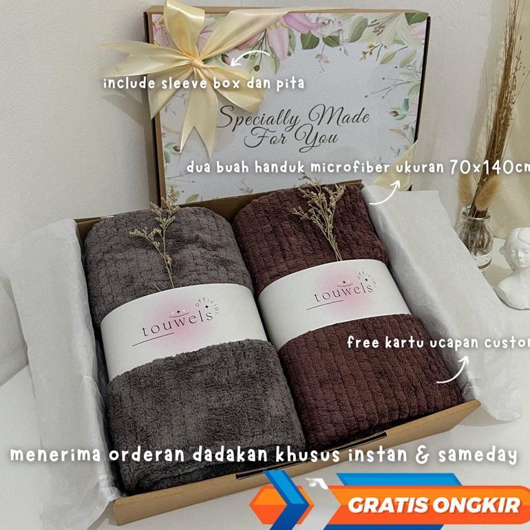 Hampers Pernikahan Handuk Couple Kado Pernikahan Wedding Gift Handuk Couple Kado Nikahan Pernikahan 
