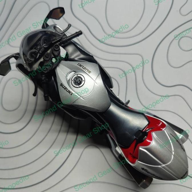 diecast suzuki hayabusa maisto skala 1:12 motor kode 368