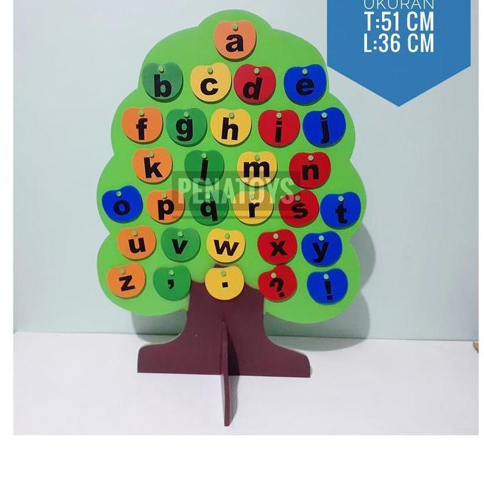 MAINAN EDUKASI MAINAN ANAK POHON HITUNG POHON HURUF POHON HIJAIYAH KODE 1043