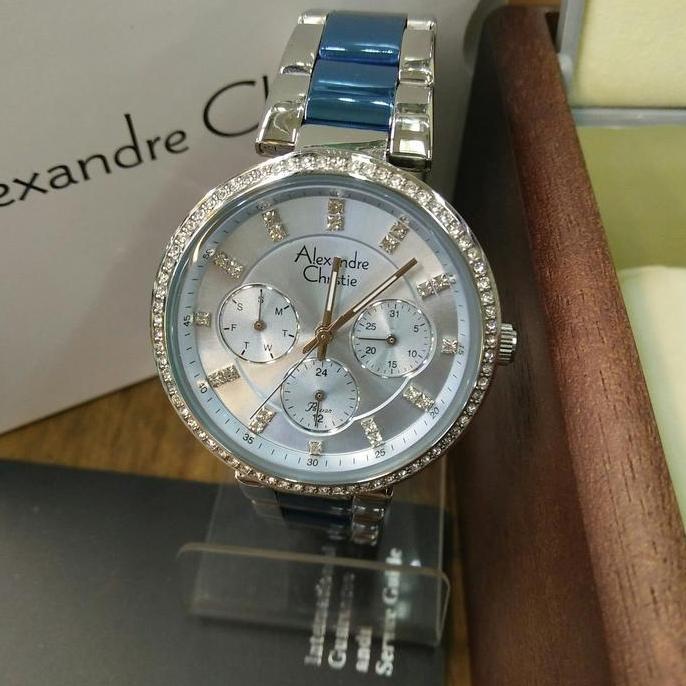 Jam Tangan Wanita Alexandre Christie Ac 2874 BF All Steel