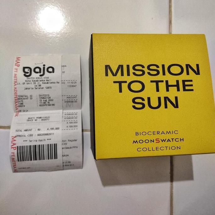 OMEGA x SWATCH MOONSWATCH MISSION TO "SUN"