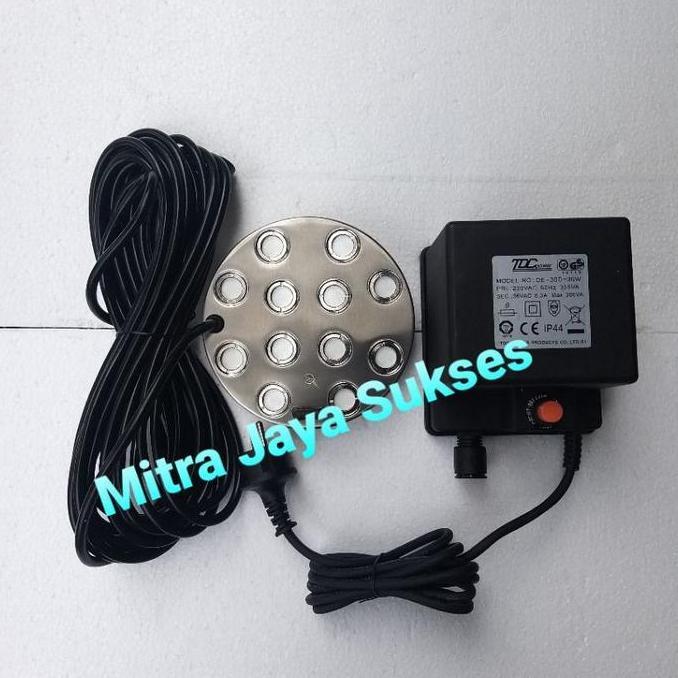Mist Maker 12 mata bulat mesin embun, uap, humidifier ultrasonic, mesin kabut Promo Premium