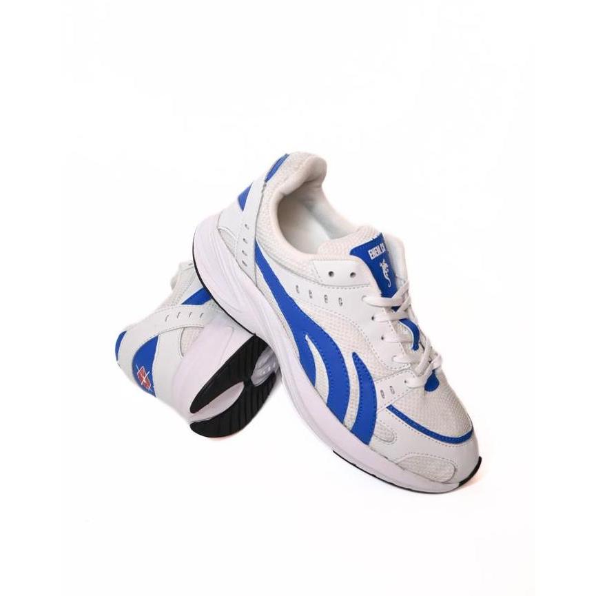 Ehem - Sepatu Sneakers Unisex Lexis White Blue Running