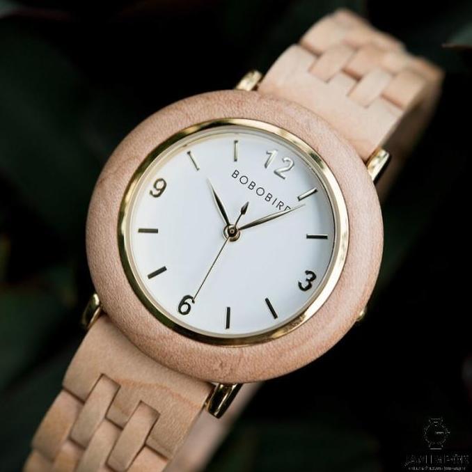 Jam Tangan Wanita zegarek damski BOBOBIRD Wooden Watches for Women