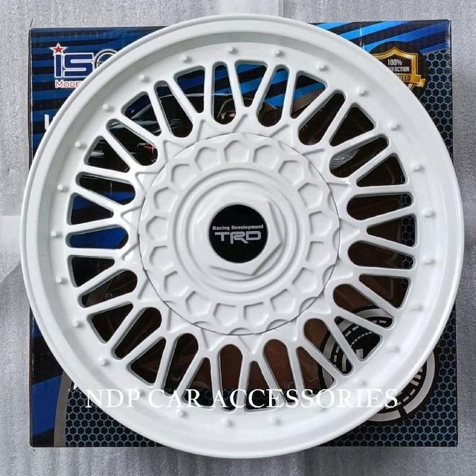 Dop Roda / Wheeldop Tutup Velg Mobil Ring 13 Dan Ring 14 Dop Roda Type Cl Putih Full Wildop Dop Velg